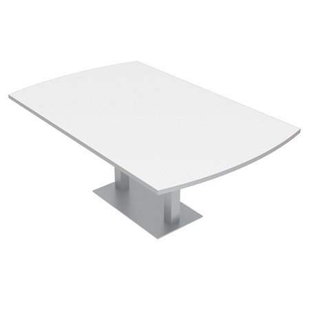 Skutchi Designs 45.25 in W, 71.5 in L, 29 in H, Engineered Wood Top, White HAR-AREC-46X72-DOU-XD09